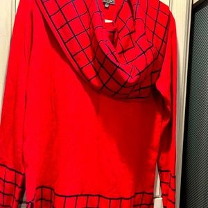 Red two piece sweater